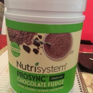 Nutrysystem prosync shake mix chocolate fudge new